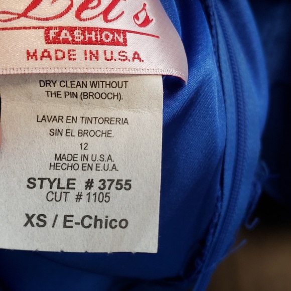 Blue prom dress - Picture 3 of 6